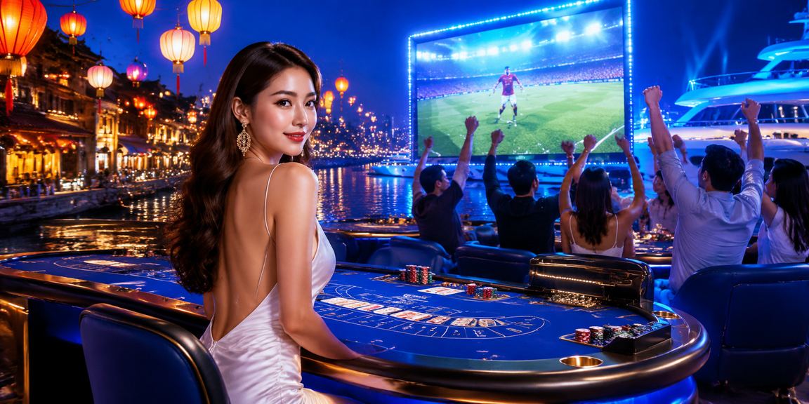 Người chơi Baccarat tại chợ đêm Huế với giao diện live casino trực tuyến